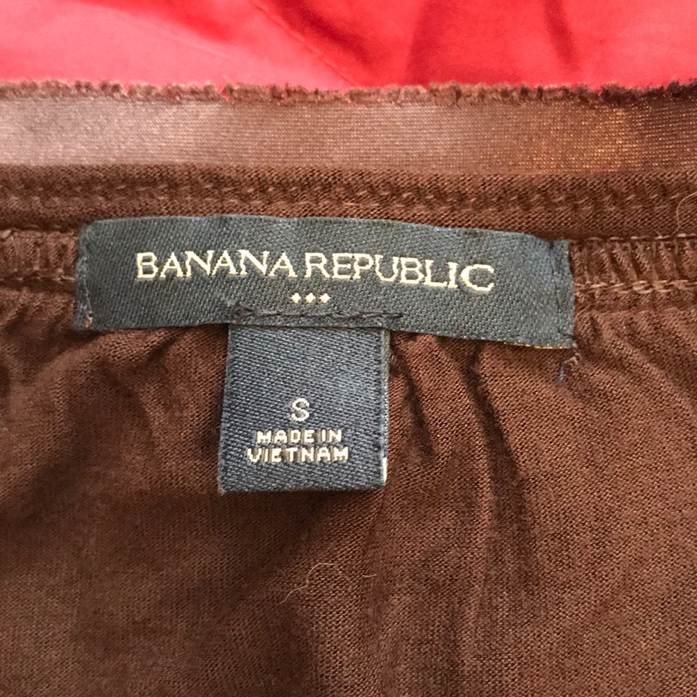 Brown scoop neck knit top - Picture 4 of 4